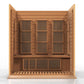 Golden Designs Maxxus "Avignon Edition" 3 Person Near Zero EMF FAR Infrared Carbon Canadian Red Cedar Sauna MX-K306-01-ZF Ced
