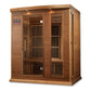 Golden Designs Maxxus "Avignon Edition" 3 Person Near Zero EMF FAR Infrared Carbon Canadian Red Cedar Sauna MX-K306-01-ZF Ced