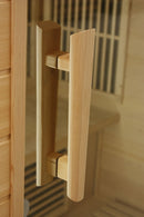 Golden Designs Maxxus "Chaumont Edition" 3 Person Corner Near Zero EMF FAR Infrared Sauna - Canadian Red Cedar - PrimeFair