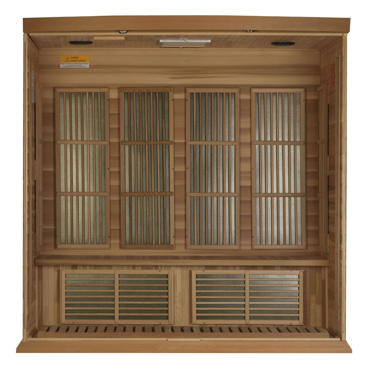 Golden Designs Maxxus 4 Person Low EMF FAR Infrared Sauna Canadian Red Cedar - MX-K406-01 CED - PrimeFair