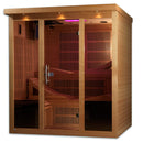 Golden Designs "Monaco Elite" 6-person PureTech Near Zero Far Infrared Sauna Canadian Hemlock - GDI-6996-01