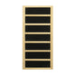 Golden Designs "Monaco Elite" 6-person PureTech Near Zero Far Infrared Sauna Canadian Hemlock - GDI-6996-01