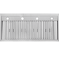 Kucht 48-Inch Wall Mounted Hood 1200 CFM in Black KRH4815A-K