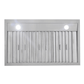 Kucht 36-Inch Wall Mounted Hood 900 CFM in White KRH3615A-W