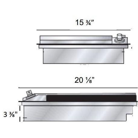 ILVE 15 Inch Stainless Steel Natural Gas Cooktop