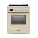 ILVE 30" Majestic II Series Freestanding Electric Single Oven Range with 4 Elements, Triple Glass Cool Door, Convection Oven, TFT Oven Control Display and Child Lock UMI30NE3
