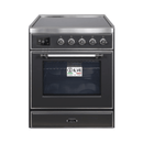 ILVE 30" Majestic II Series Freestanding Electric Single Oven Range with 4 Elements, Triple Glass Cool Door, Convection Oven, TFT Oven Control Display and Child Lock UMI30NE3