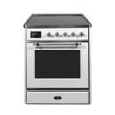 ILVE 30" Majestic II Series Freestanding Electric Single Oven Range with 4 Elements, Triple Glass Cool Door, Convection Oven, TFT Oven Control Display and Child Lock UMI30NE3