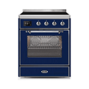 ILVE 30" Majestic II Series Freestanding Electric Single Oven Range with 4 Elements, Triple Glass Cool Door, Convection Oven, TFT Oven Control Display and Child Lock UMI30NE3
