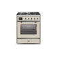 ILVE 30" Majestic II Series Gas Burner and Electric Oven Range with 5 Sealed Burners UM30DNE3