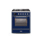 ILVE 30" Majestic II Series Gas Burner and Electric Oven Range with 5 Sealed Burners UM30DNE3