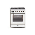 ILVE 30" Majestic II Series Gas Burner and Electric Oven Range with 5 Sealed Burners UM30DNE3