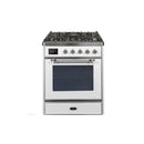 ILVE 30" Majestic II Series Gas Burner and Electric Oven Range with 5 Sealed Burners UM30DNE3