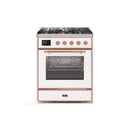 ILVE 30" Majestic II Series Gas Burner and Electric Oven Range with 5 Sealed Burners UM30DNE3