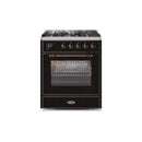 ILVE 30" Majestic II Series Gas Burner and Electric Oven Range with 5 Sealed Burners UM30DNE3