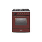 ILVE 30" Majestic II Series Gas Burner and Electric Oven Range with 5 Sealed Burners UM30DNE3