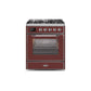 ILVE 30" Majestic II Series Gas Burner and Electric Oven Range with 5 Sealed Burners UM30DNE3