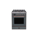 ILVE 30" Majestic II Series Gas Burner and Electric Oven Range with 5 Sealed Burners UM30DNE3