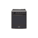 ILVE 30" Majestic II Series Induction Range with 4 Elements 2.3 cu. ft. Total Oven Capacity TFT Oven Control Display UMI30QNE3