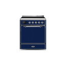 ILVE 30" Majestic II Series Induction Range with 4 Elements 2.3 cu. ft. Total Oven Capacity TFT Oven Control Display UMI30QNE3