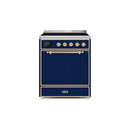 ILVE 30" Majestic II Series Induction Range with 4 Elements 2.3 cu. ft. Total Oven Capacity TFT Oven Control Display UMI30QNE3