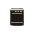 ILVE 30" Majestic II Series Induction Range with 4 Elements 2.3 cu. ft. Total Oven Capacity TFT Oven Control Display UMI30QNE3
