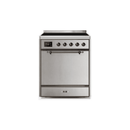 ILVE 30" Majestic II Series Induction Range with 4 Elements 2.3 cu. ft. Total Oven Capacity TFT Oven Control Display UMI30QNE3