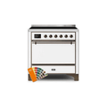 ILVE 36 Inch Majestic II Series Induction Range with 5 Elements 3.5 cu. ft. Oven Capacity TFT Oven Control Display Solid Door UMI09QNS3