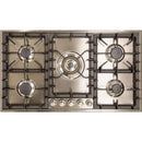 ILVE 36 Inch Stainless Steel Natural Gas/Propane Cooktop - UHP95CI/UHP95CILP