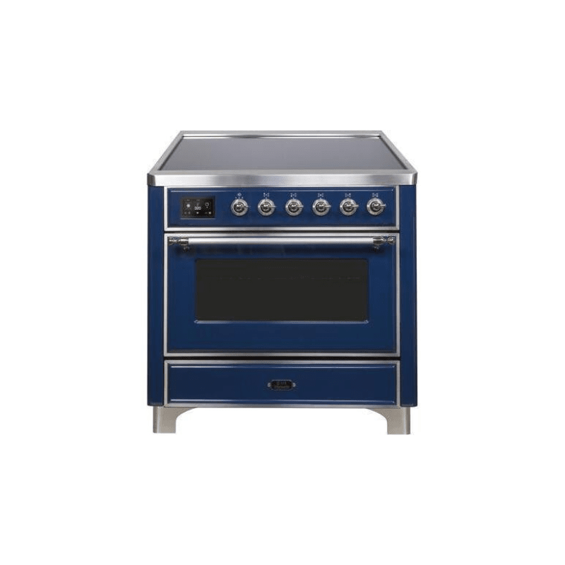 ILVE 36" Majestic II Series Electric Induction and Electric Oven Range with 5 Elements UMI09NS3