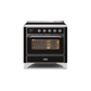 ILVE 36" Majestic II Series Electric Induction and Electric Oven Range with 5 Elements UMI09NS3