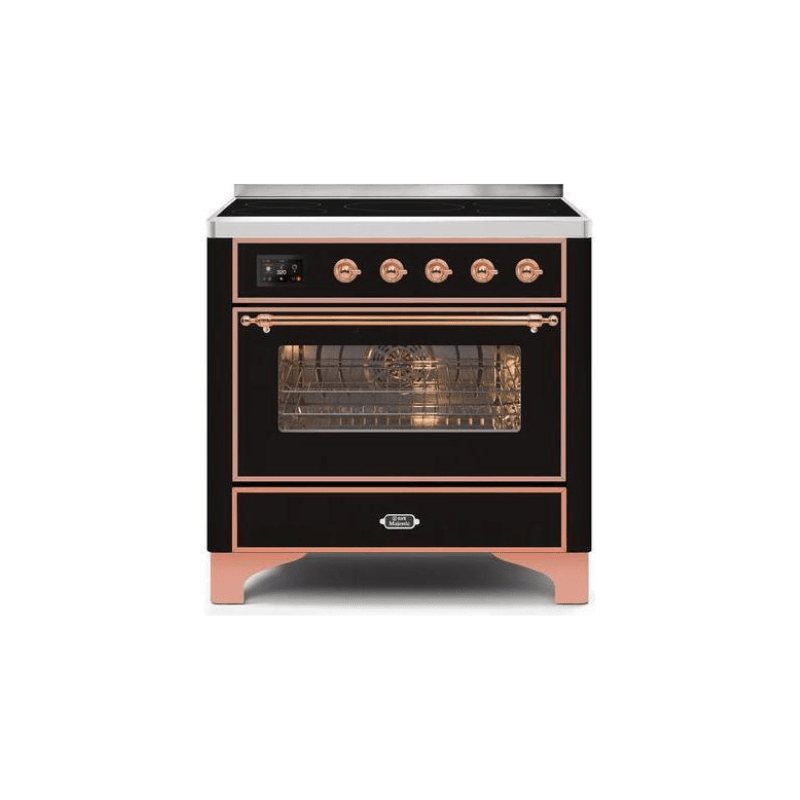 ILVE 36" Majestic II Series Electric Induction and Electric Oven Range with 5 Elements UMI09NS3