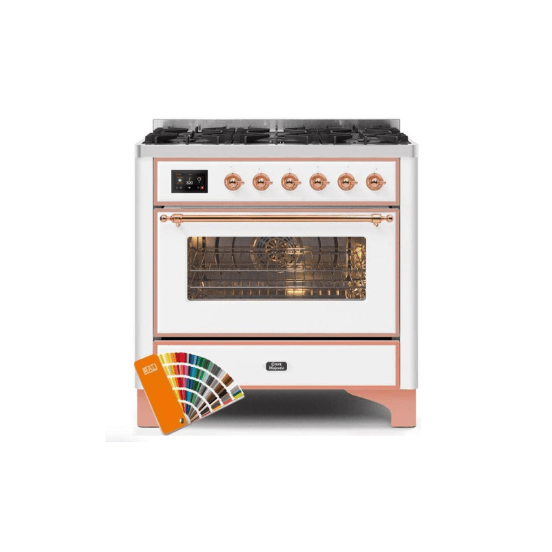 ILVE 36" Majestic II Series Electric Induction and Electric Oven Range with 5 Elements UMI09NS3