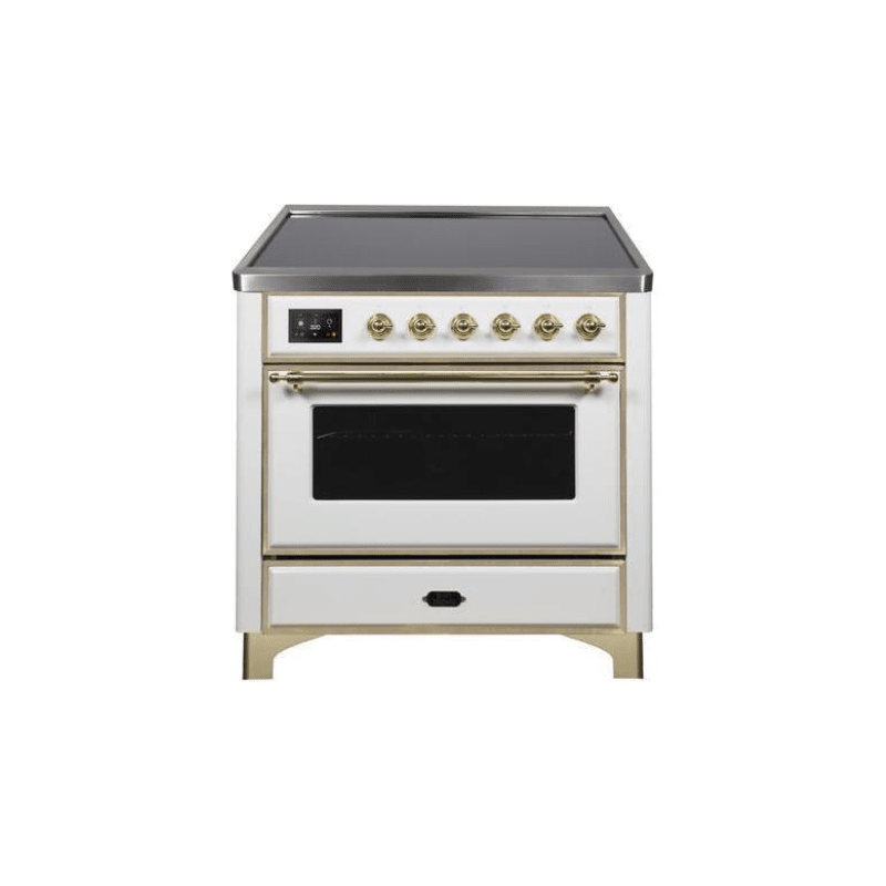 ILVE 36" Majestic II Series Electric Induction and Electric Oven Range with 5 Elements UMI09NS3