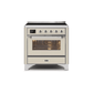 ILVE 36" Majestic II Series Electric Induction and Electric Oven Range with 5 Elements UMI09NS3