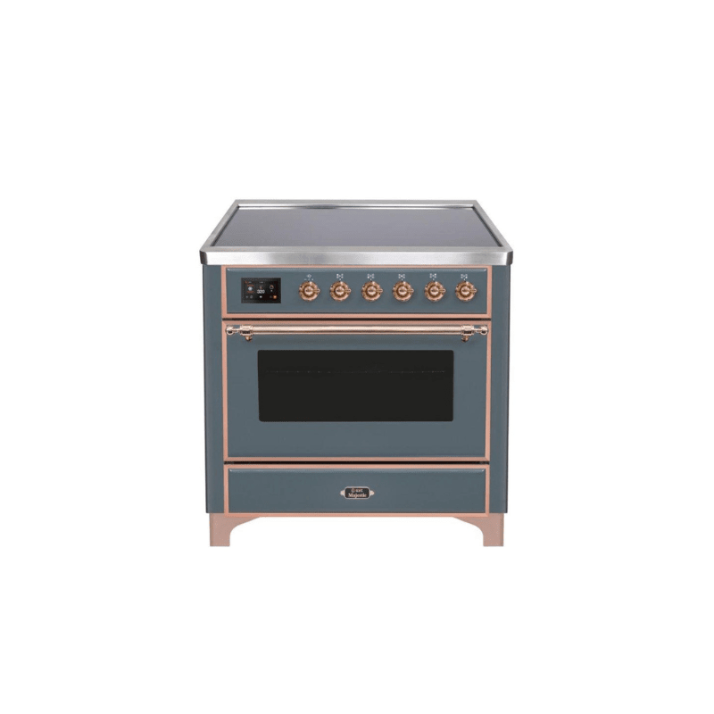 ILVE 36" Majestic II Series Electric Induction and Electric Oven Range with 5 Elements UMI09NS3