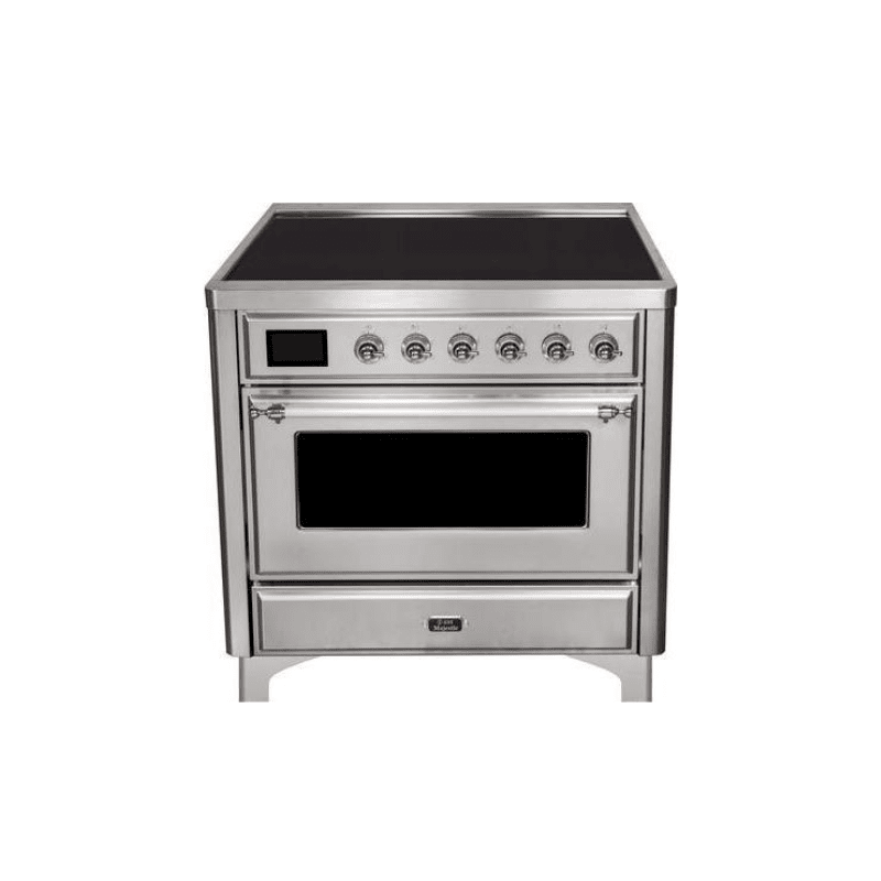 ILVE 36" Majestic II Series Electric Induction and Electric Oven Range with 5 Elements UMI09NS3