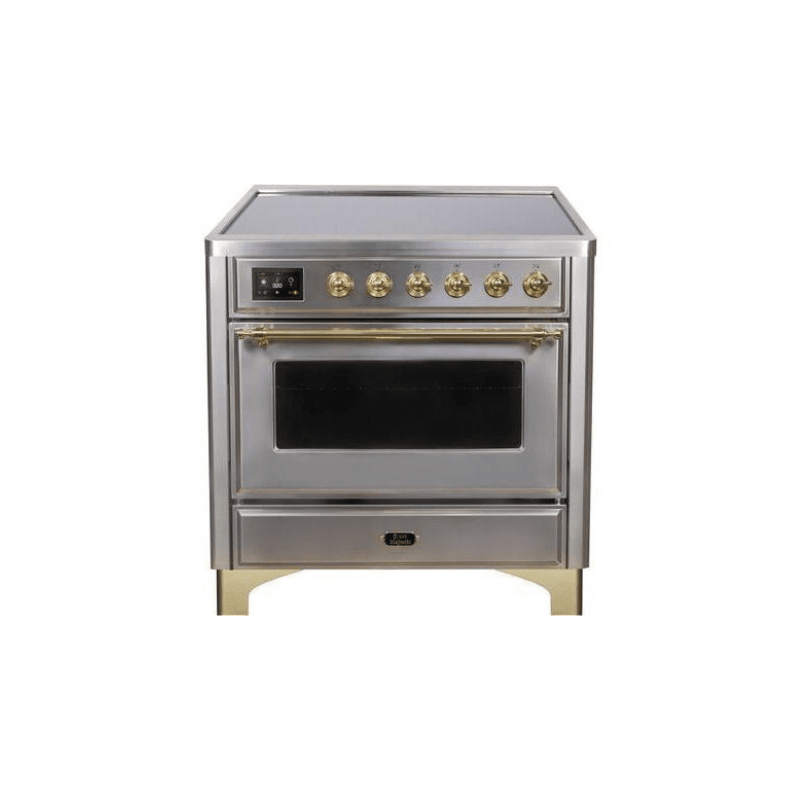 ILVE 36" Majestic II Series Electric Induction and Electric Oven Range with 5 Elements UMI09NS3
