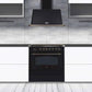 ILVE Majestic 36 Inch Wall Mount Convertible Hood in Kitchen