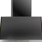 ILVE Majestic 36 Inch Wall Mount Convertible Hood - Matte Graphite
