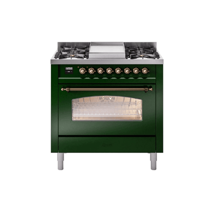 ILVE Nostalgie Range 36 in green