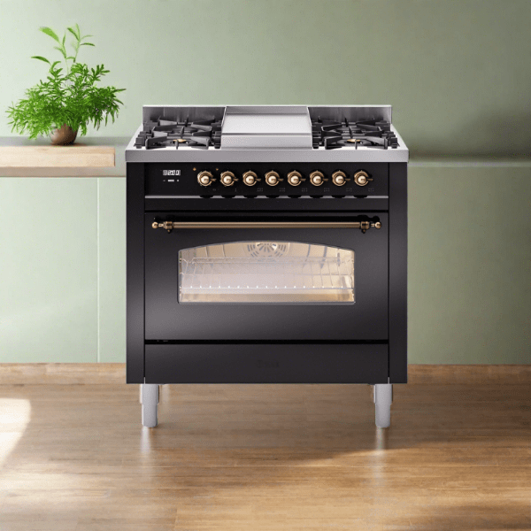 ILVE Nostalgie Range 36 placed indoors