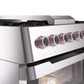 ILVE 36" Panoramagic Freestanding Single Oven Dual Fuel Range with 5 Sealed Burners and Griddle - UPM09FDS3