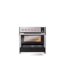 ILVE 36"Panoramagic Series Freestanding Electric Double Oven Range with 5 Elements, Triple Glass Cool Door, Convection Oven, TFT - UPMI09S3