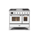 ILVE 40 Inch Majestic II Series Natural Gas/ Propane Gas Burner and Electric Oven with 6 Sealed Burners UMD10FDNS3