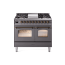 ilve nostalgie range 40 inch in gray