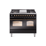 ilve nostalgie range 40 inch in black