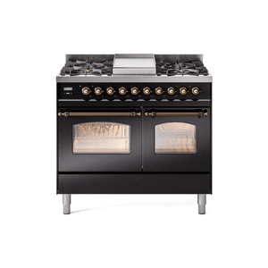 ilve nostalgie range 40 inch in black