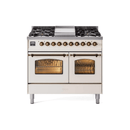 ilve nostalgie range 40 inch in beige