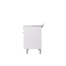 ILVE 40" Professional Plus II Series Freestanding Electric Double Oven Range with 5 Elements, Triple Glass Cool Door - UPDI406WMP